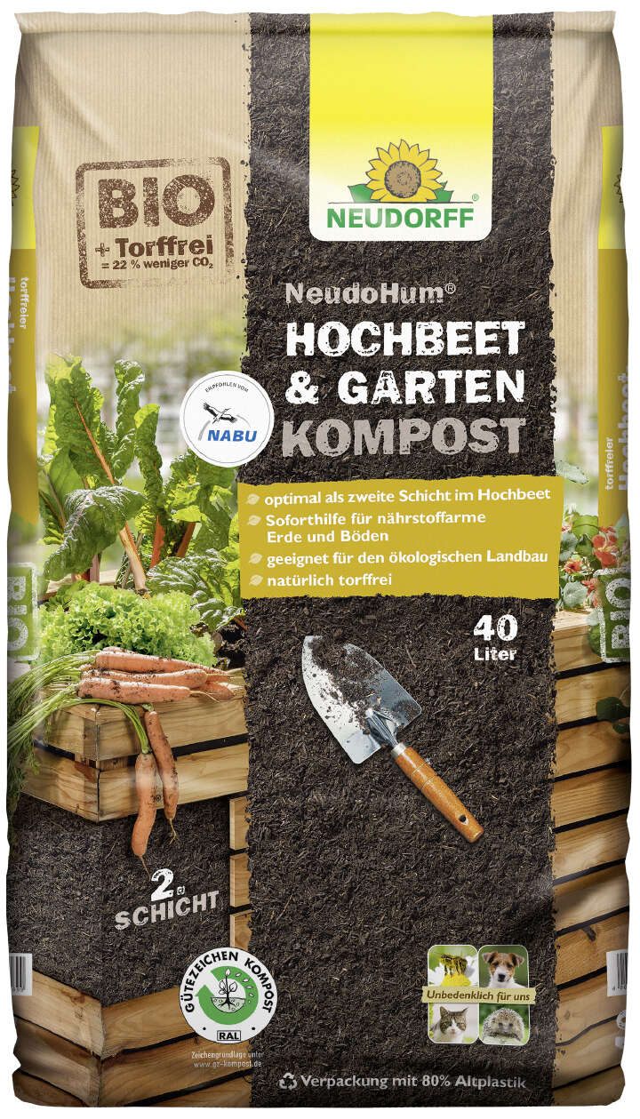 NEUDORFF NeudoHum Hochbeet- und Gartenkompost torffrei